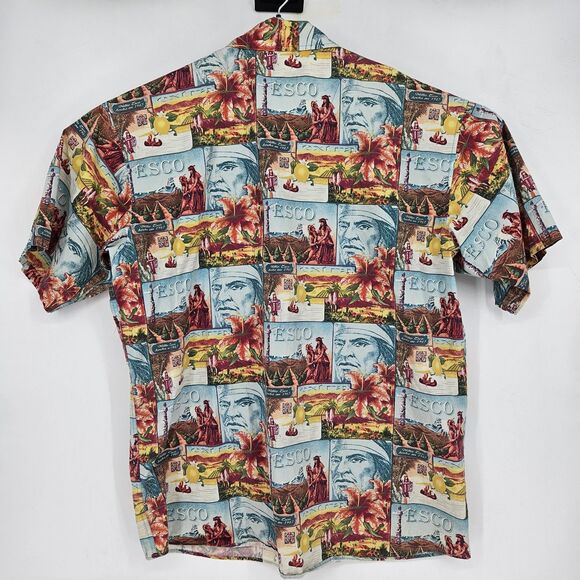 Vintage Willie Esco Shirt Mens Extra Large Indian AOP Button‎ Up Y2K Hip Hop XL - Picture 5 of 10